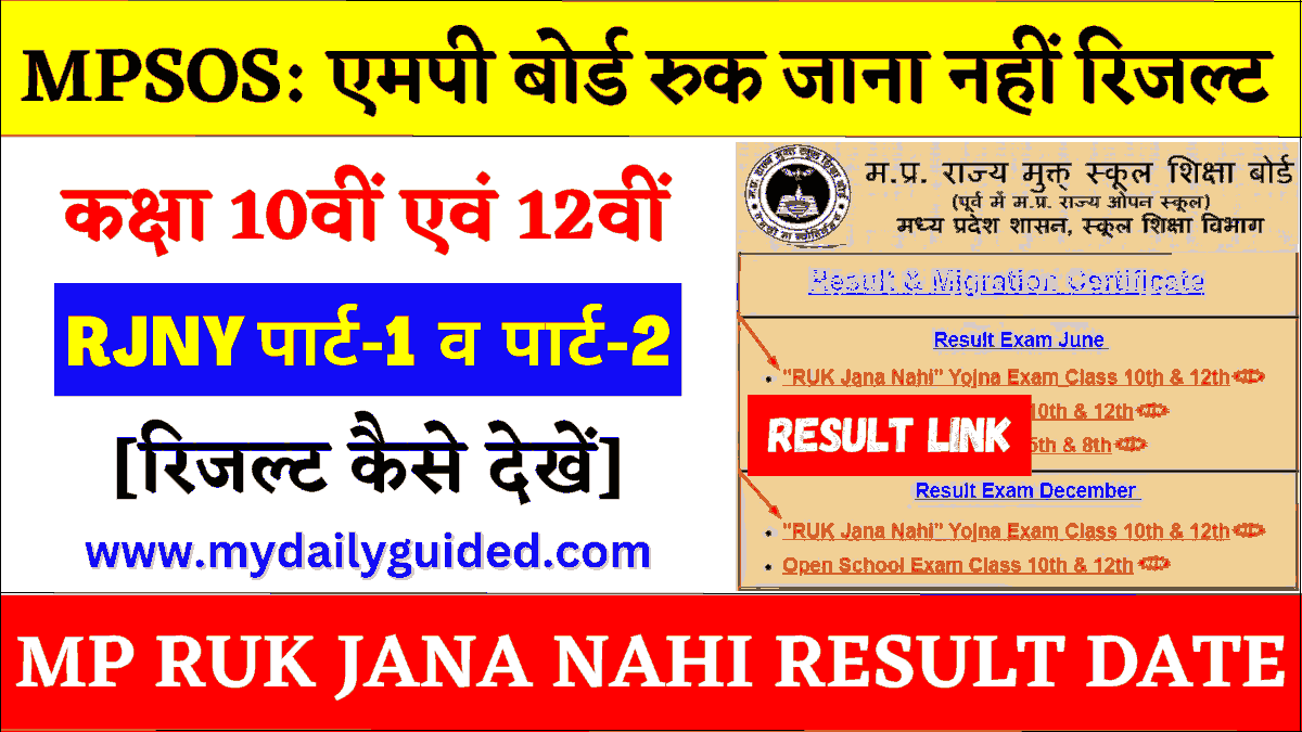 MP Ruk Jana Nahi Result 2023